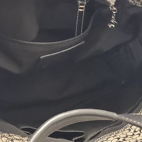 Coach Black and Brown Signature Tote - Picture 7 of 7
